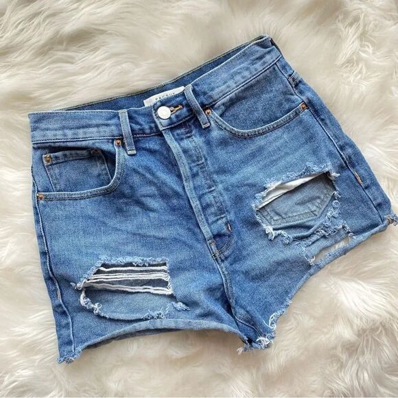 PacSun Pants - PacSun Ultra High Rise Vintage Distressed Denim Shorts